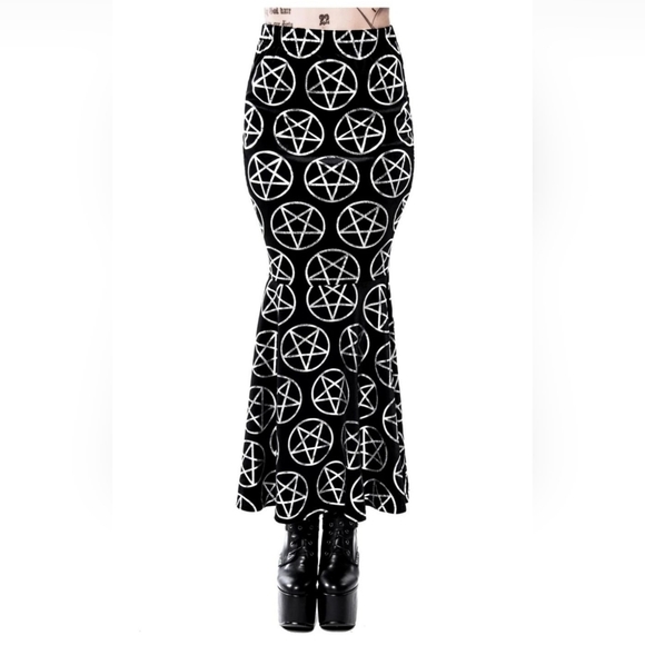 Killstar Dresses & Skirts - Rare/Deadstock/Soldout Killstar Pentagram Mermaid Maxi Skirt